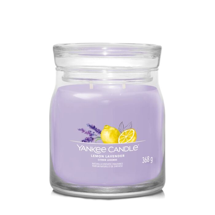 Yankee Candle Lemon Lavender Signature Medium Jar